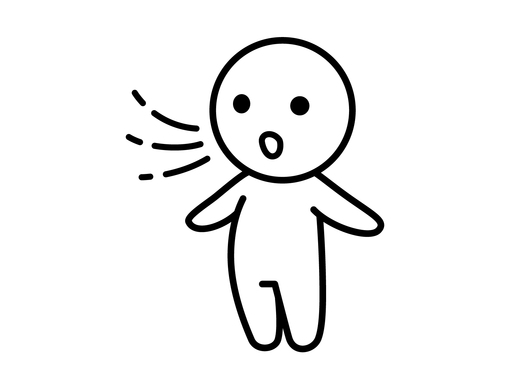 息を吸った時に肩が上がる？